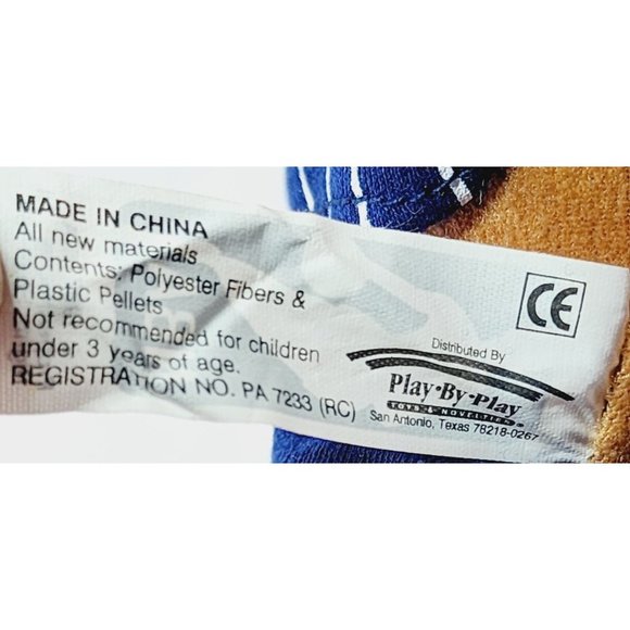 NBA Play By Play Retro 1997 Vintage Animals Houston Rockets Teddy Bear - Picture 5 of 15